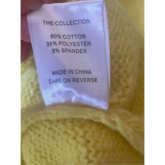 AQ-SPORT Women’s Knit Hoodie Sweater Yellow Size M - Picture 4 of 7